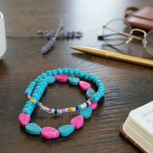 Colorful Beaded Bracelet Set